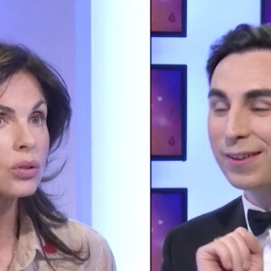 Caroline Barclay dans l'émission "Chez Jordan", sur C8.