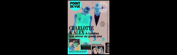 Alex Dellal et Charlotte Casiraghi en couverture de Point de Vue