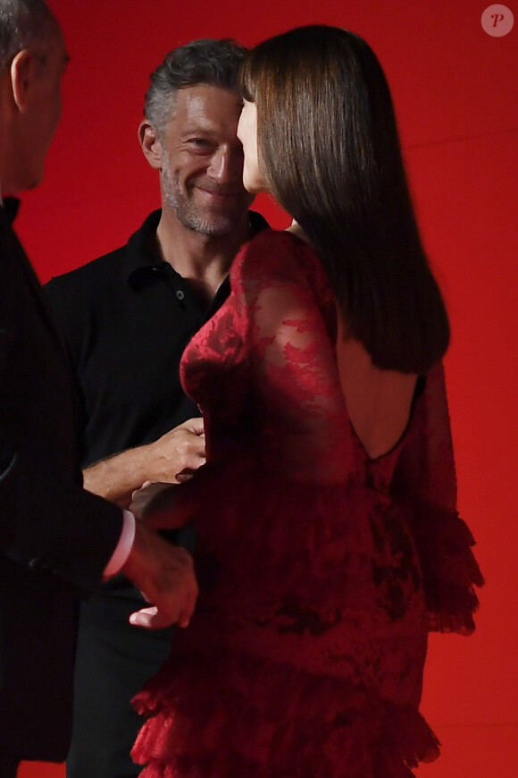Monica Bellucci et Vincent Cassel lors de la projection du film "Irreversible" pendant le76ème Festival du Film de Venise la Mostra à Venise en Italie le 31 Août 2019