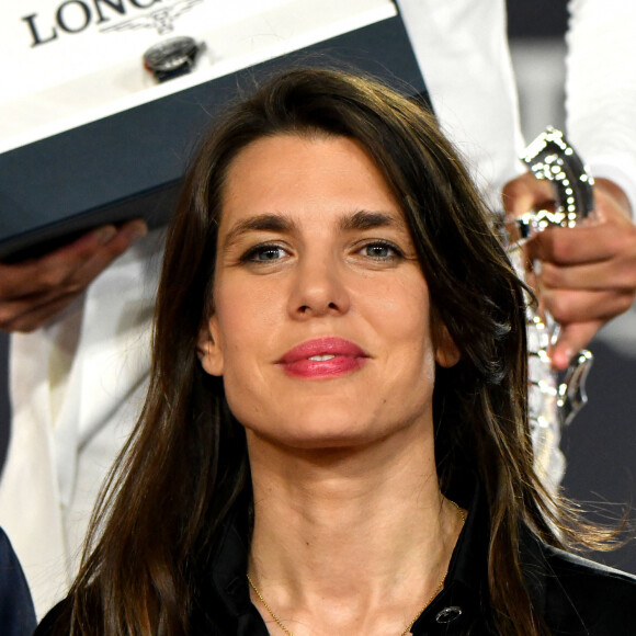 Charlotte Casiraghi durant le Jumping International de Monaco, 17ème édition du Longines Global Champions Tour, le 29 juin 2023 sur le port de Monaco, pour le Longines Pro-Am Cup Monaco, c'est le binôme composé par Alex O'Connor et Sean Monaghan, qui ont remporté la compétition en deux manches, suivi par Milena-Maria Pappa et Emanuel Gaudino et Marine Palatini et Ines Joly. © Bruno Bebert / Bestimage 