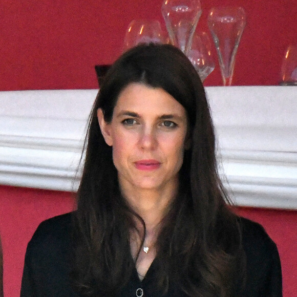 Charlotte Casiraghi durant le Jumping International de Monaco, 17ème édition du Longines Global Champions Tour, le 29 juin 2023 sur le port de Monaco, pour le Longines Pro-Am Cup Monaco, c'est le binôme composé par Alex O'Connor et Sean Monaghan, qui ont remporté la compétition en deux manches, suivi par Milena-Maria Pappa et Emanuel Gaudino et Marine Palatini et Ines Joly. © Bruno Bebert / Bestimage 