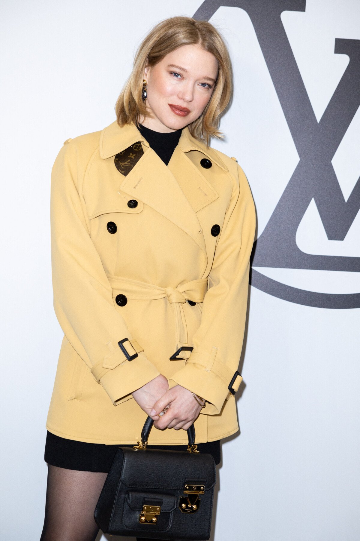 Photo : Léa Seydoux - Photocall du défilé Louis Vuitton prêt-à-porter  automne-hiver 2023/2024 lors de la Fashion Week de Paris (PFW), à Paris,  France, le 6 mars 2023. © Olivier Borde/Bestimage - Purepeople