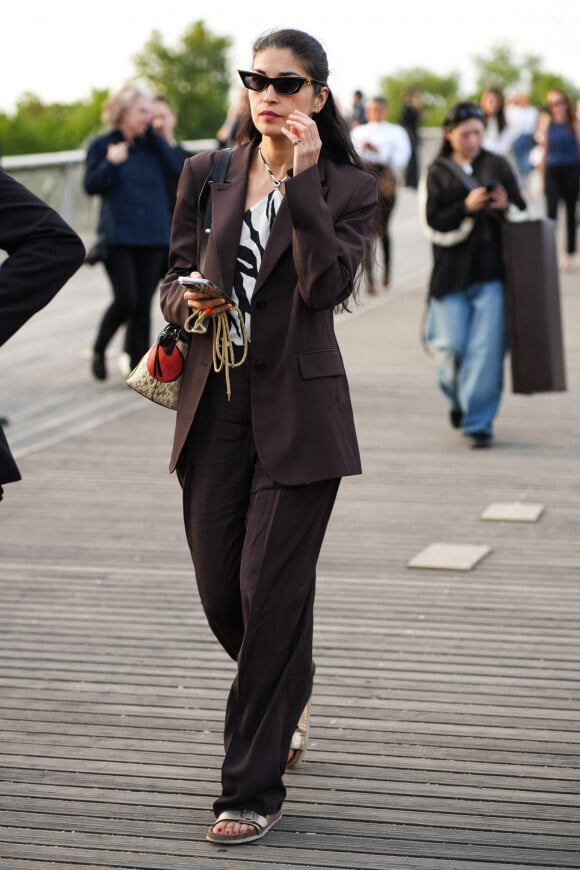 Calorine Issa - Défilé de mode Haute Couture Alaïa saison Automne-Hiver 2023-2024 à Paris le 2 juillet 2023. @ Lucia Sabatelli / Action Press / Bestimage