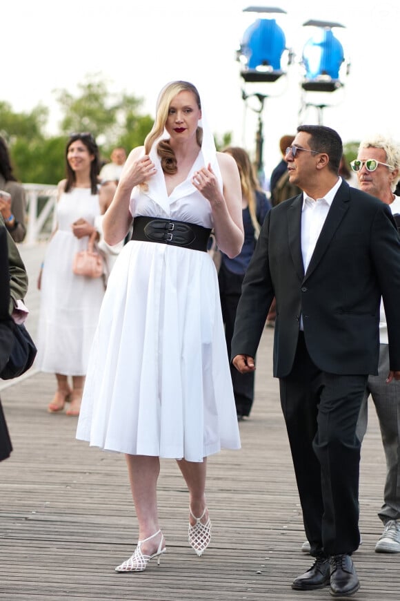 Gwendoline Christie - Défilé de mode Haute Couture Alaïa saison Automne-Hiver 2023-2024 à Paris le 2 juillet 2023. @ Lucia Sabatelli / Action Press / Bestimage