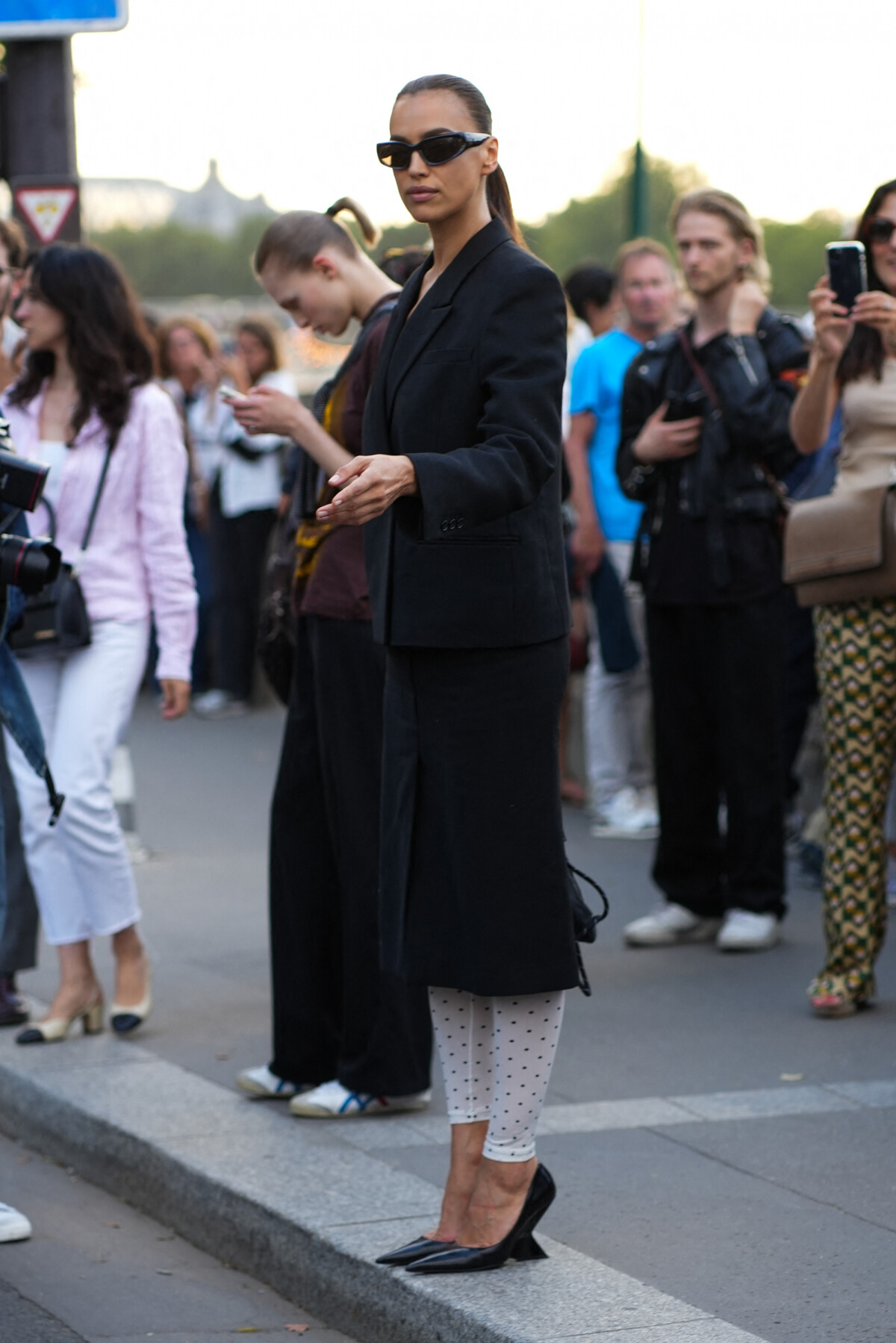 Photo Irina Shayk Défilé de mode Haute Couture Alaïa saison Automne