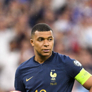 Kylian Mbappé - Match de qualifications de l'Euro2024 "France - Grèce (1-0)" au stade de France, le 19 juin 2023.
