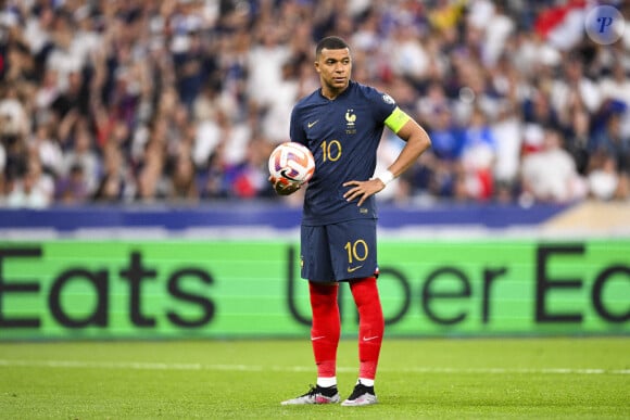 Kylian Mbappé - Match de qualifications de l'Euro2024 "France - Grèce (1-0)" au stade de France, le 19 juin 2023.