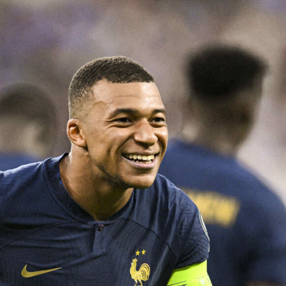 Kylian Mbappé - Match de qualifications de l'Euro2024 "France - Grèce (1-0)" au stade de France, le 19 juin 2023.