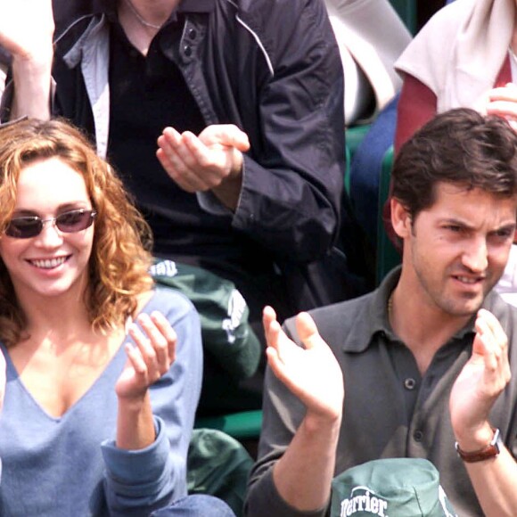 Archives : Claire Keim et Frédéric Diefenthal en 2001 à Rolland Garros