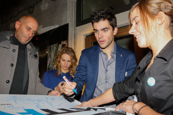 Exclusif - Tony Gallopin - Kettler Challenge au profit de l'association "L'étoile de Martin" à l'hôtel Molitor à Paris, le 1er décembre 2014.