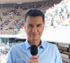 Exclusif - Laurent Luyat - Plateau de France Télévision lors des Internationaux de France de Tennis de Roland Garros 2023 - Jour 2 à Paris le 29 Mai 2023. © Bertrand Rindoff / Bestimage