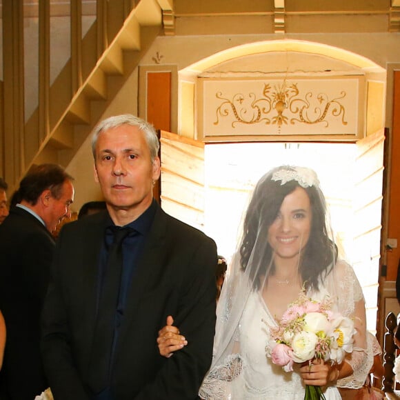 Exclusif - Jo Jacotey (père de Alizée) - Mariage religieux en l'église de Villanova d' Alizée et Grégoire Lyonnet - Villanova le 18 juin 2016 © Olivier Huitel - Olivier Sanchez / Bestimage - Crystal