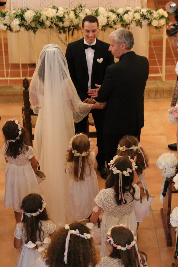 Exclusif - Jo Jacotey (père de Alizée) - Mariage religieux en l'église de Villanova d' Alizée et Grégoire Lyonnet - Villanova le 18 juin 2016 © Olivier Huitel - Olivier Sanchez / Bestimage - Crystal