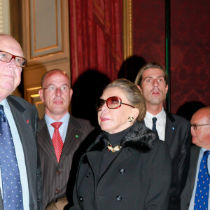 Victor-Emmanuel de Savoie et la princesse Marina - Ouverture de l'exposition Vittorio Emanuele II à Turin