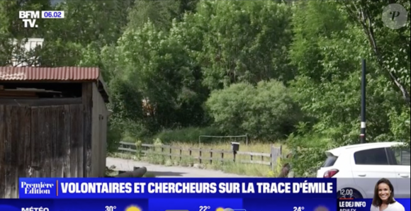 Disparition d'Emile, 2 ans, dans le Vernet (Alpes-de-Haute-Provence). Capture d'écran de BFMTV