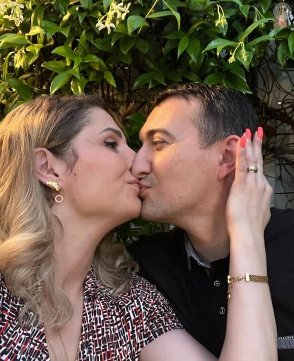 Amandine Pellissard et son mari Alexandre. Instagram