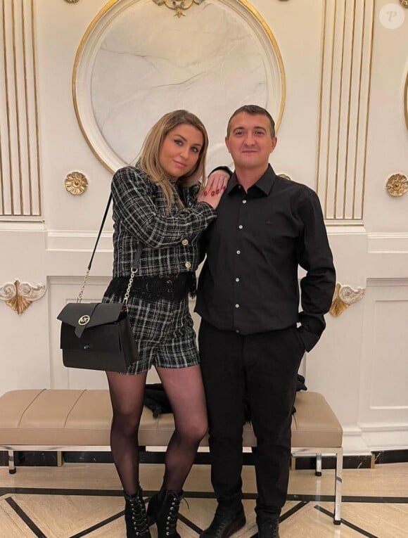 Amandine Pellissard et son mari Alexandre. Instagram