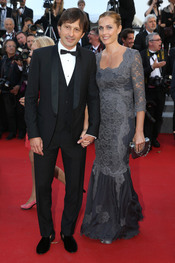 Leonardo Nascimento de Araujo et sa femme Anna Billo - Montée des marches du film "Youth" lors du 68 ème Festival International du Film de Cannes, à Cannes le 20 mai 2015.