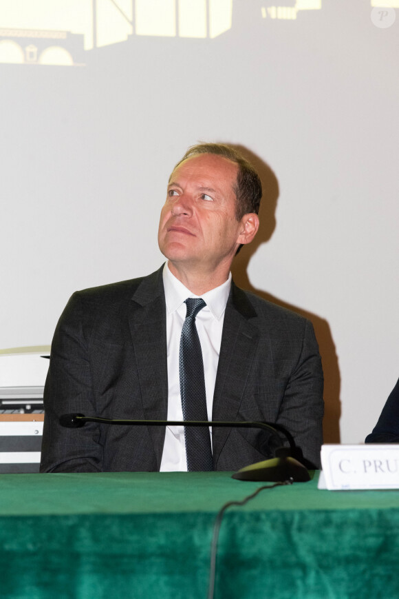 Christian Prudhomme, directeur du Tour de France - Présentation des étapes dans le Piémont du Tour de France 2024, le 23 décembre 2022 à Turin. La 111ème édition du Tour de France partira de Florence (Italie) le 29 juin 2024 pour arriver à Nice (France) le 21 juillet 2024. © LaPresse / Panoramic / Bestimage