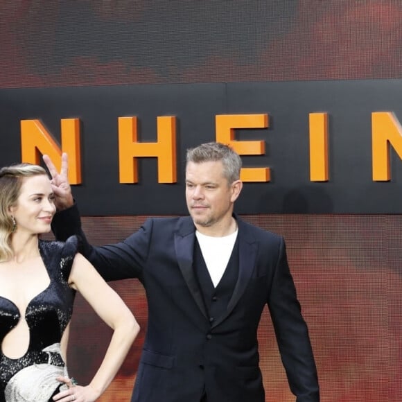 Les stars du film "Oppenheimer" ont participé à la grève à Hollywood
Emily Blunt et Matt Damon - Avant-première du film Oppenheimer à Londres perturbée par la grève à Hollywood