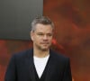 Héros de la nouvelle production de Christopher Nolan, Matt Damon a affiché son soutien avec ses pairs en grève
Matt Damon - Avant-première du film Oppenheimer à Londres le 13 juillet 2023 perturbée par la grève à Hollywood