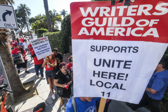 La grève des scénaristes à Hollywood