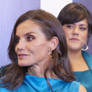 Le roi Felipe VI et la reine Letizia à la cérémonie des trophées du journalisme à Madrid, le 17 juillet 2023.