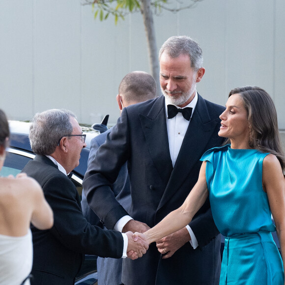 Le roi Felipe VI et la reine Letizia à la cérémonie des trophées du journalisme à Madrid, le 17 juillet 2023.