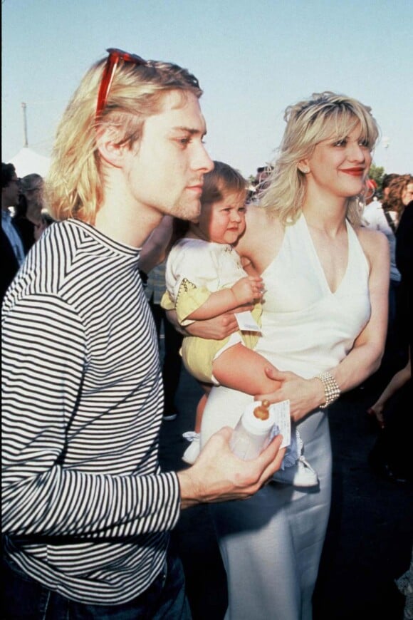 Kurt Cobain, Courtney Love et leur fille Frances Bean, 1993 !