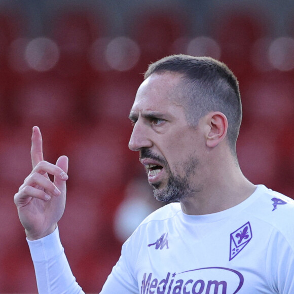 Franck Ribéry - Match de football en serie A Benevento contre Fiorentina (1-4) au stade Ciro Vigorito à Benevento le 13mars 2021. © Inside / Panoramic / Bestimage
