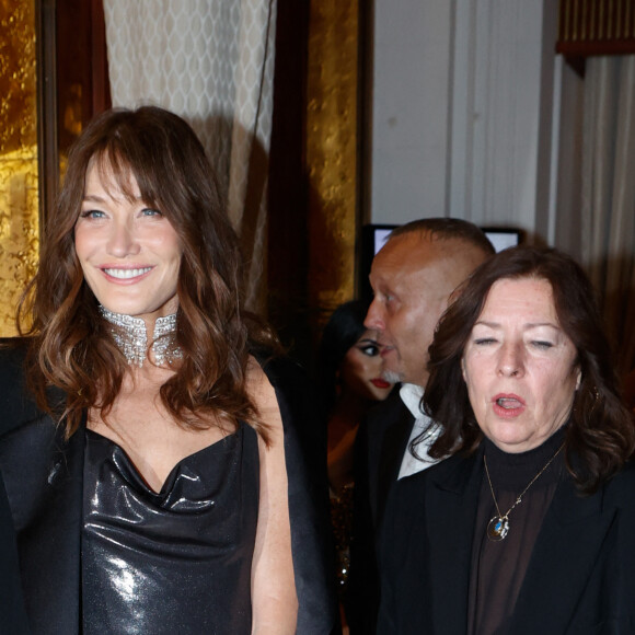 Carla Bruni-Sarkozy à l'hôtel Majestic Barrière à Cannes pendant le 76ème festival international du film le 22 mai 2023. © Christophe Clovis / Bestimage