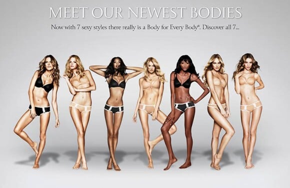 Les anges de Victoria's Secret portent remarquablement la campagne I Love my body. Photo :
