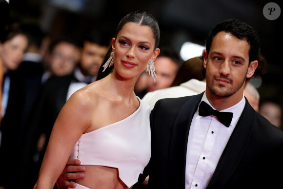 Iris Mittenaere et son fiancé Diego El Glaoui - Montée des marches du film " Le retour (Homecoming) " lors du 76ème Festival International du Film de Cannes, au Palais des Festivals à Cannes. Le 17 mai 2023 © Jacovides-Moreau / Bestimage