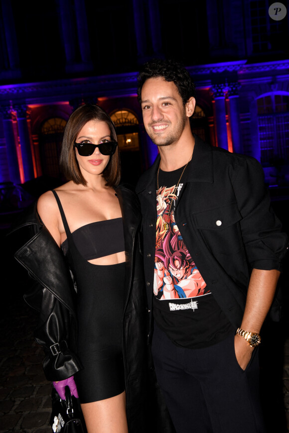 Exclusif - Iris Mittenaere et son compagnon Diego El Glaoui - People lors du défilé Etam Live Show 2022 dans les jardins des Archives Nationales lors de la fashion week printemps/été 2023 le 27 septembre 2022. © Agence Bestimage