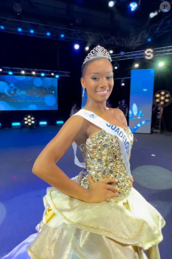 Jalylane Maës a remporté la couronne à l'issue de la somptueuse cérémonie retransmise en direct sur la chaîne publique Guadeloupe La 1ère. 
(Screen Vidéo Instagram)