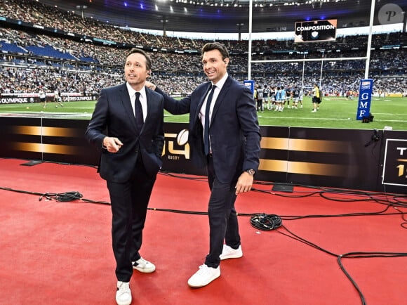 Son collègue à France Télévisions, Cédric Beaudou, lui a fait une petite blague en reprenant le personnage du film Terminator
 
Cedric Beaudou / Vincent Clerc - Finale du Top 14 de rugby entre Montpellier et Castres (29-10) au Stade de France à Saint-Denis le 24 juin 2022.