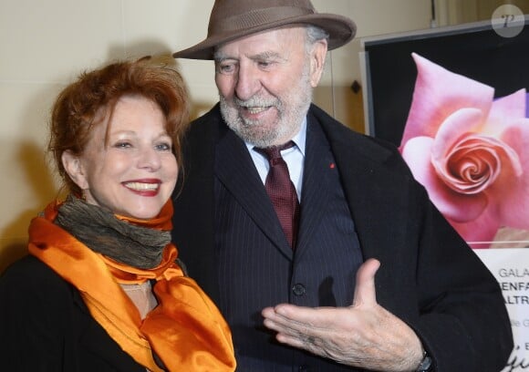 Jean-Pierre Marielle et sa femme Agathe Natanson - Gala d'Enfance Majuscule donné au profit de l'enfance maltraitée à la Salle Gaveau à Paris, le 24 mars 2016. © Guirec Coadic/Bestimage