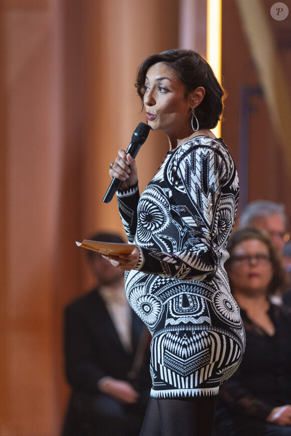 Leïla Kaddour-Boudadi (enceinte) - Cérémonie - 27 ème édition de la cérémonie des Victoires de la Musique Classique à l'Arsenal à Metz le 21 Février 2020. © Pierre Perusseau / Bestimage 