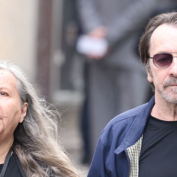 Jean-Hugues Anglade - Obsèques de Jane Birkin en l'église Saint-Roch à Paris. Le 24 juillet 2023. © Jacovides-KD Niko / Bestimage