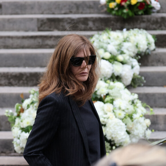 Chiara Mastroianni - Obsèques de Jane Birkin en l'église Saint-Roch à Paris. Le 24 juillet 2023. © Jacovides-KD Niko / Bestimage