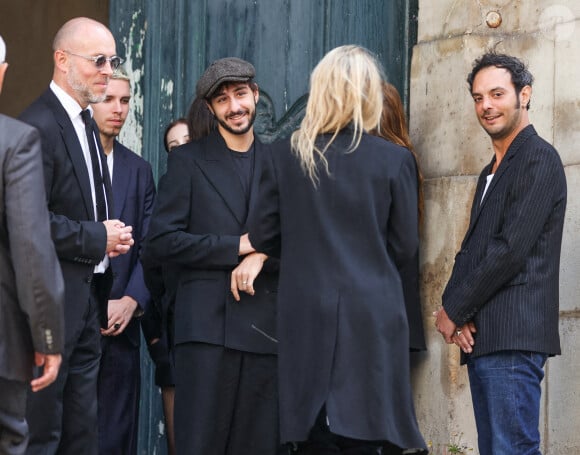 Ben Attal rejoint par sa femme Jordane Crantelle aux obsèques de Jane Birkin, à Paris