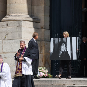 - Sorties des célébrités aux obsèques de Jane Birkin en l'église Saint-Roch à Paris. Le 24 juillet 2023 © Jacovides-KD Niko / Bestimage 