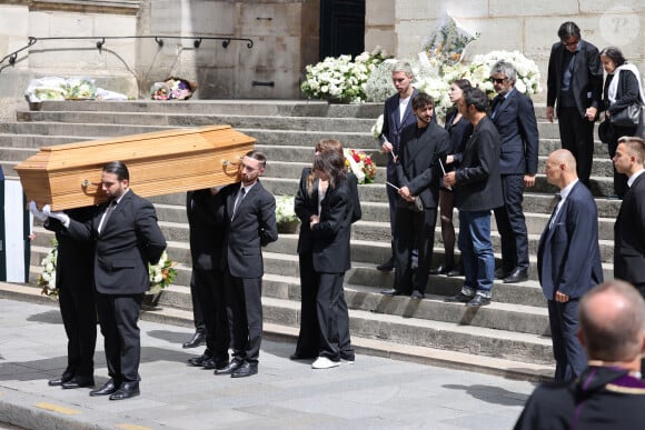 - Sorties des célébrités aux obsèques de Jane Birkin en l'église Saint-Roch à Paris. Le 24 juillet 2023 © Jacovides-KD Niko / Bestimage 