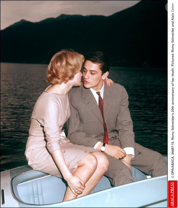 Alain Delon et Romy Schneider, image d'archives.