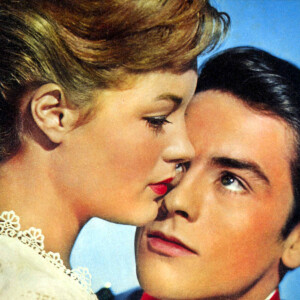 Archives - Alain Delon et Romy Schneider sur le tournage du film "Christine". 1958 