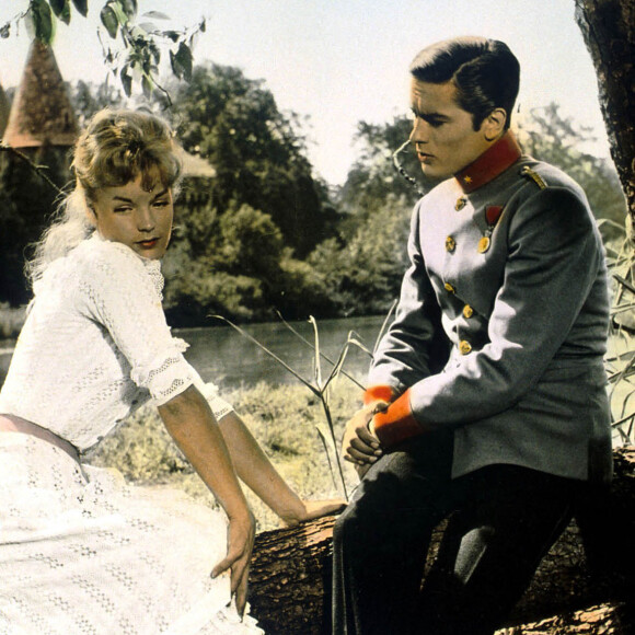 Archives - Alain Delon et Romy Schneider sur le tournage du film "Christine". 1958 