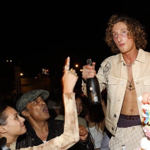 Joalukas Noah lors de sa soirée d'anniversaire pour ses 18 ans à Paris le 10 juin 2022. © Cyril Moreau / Bestimage