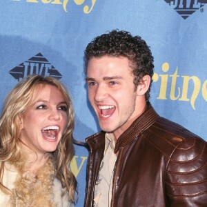 Britney Spears et Justin Timberlake - Soirée du nouvel album "Britney" à New York.
