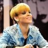 Rihanna signe des autographes au centre commercial Alexa à Berlin le 3 mars 2010 afin de présenter son single Rude Boy