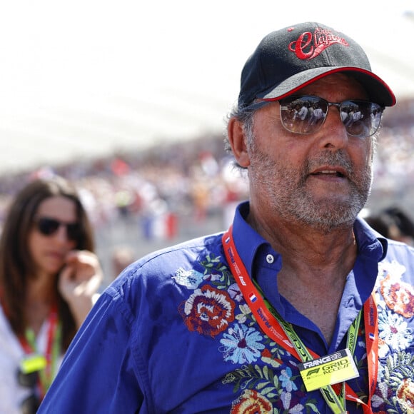 Jean Reno - Les célébrités lors du Grand Prix de France de Formule 1 (F1) sur le circuit Paul Ricard au Castellet, le 24 juillet 2022. © Hasan Bratic/LPS via Zuma Press/Bestimage